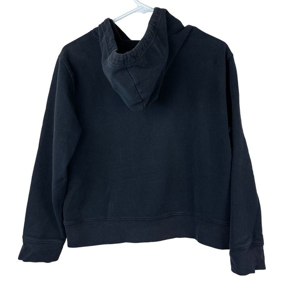 Aeropostale Y2K VTG Embroidered Oversized‎ Hoodie Womens Size S Black Spellout - Picture 2 of 14